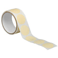 Painter's Tape, 1 in W x 1 in L, 7.5 mil Thick, Tan, Rubber Adhesive
