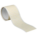 Painter's Tape, 1/4 in W x 1/4 in L, 7.5 mil Thick, Tan, Rubber Adhesive, 2500 PK