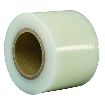 Surface Protection Tape, 4 in W x 600 ft L, 2 mil Thick, Transparent, Acrylic Adhesive