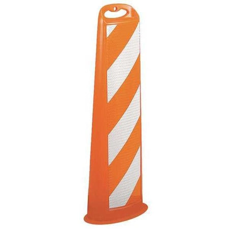 Vertical Panel Channelizer, High-Density Polyethylene (HDPE), Engineer, 39-1/2" Height, 15" Length