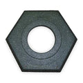 Trim Line Base, For Looper Top Channelizer Cones, 16 lb Weight, Recycled Rubber, 18 in Width, Black