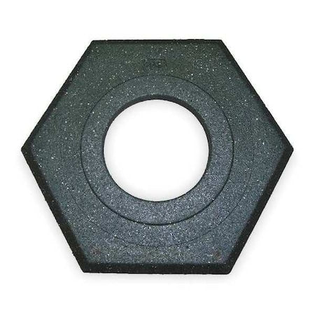 Trim Line Base, For Looper Top Channelizer Cones, 16 lb Weight, Recycled Rubber, 18 in Width, Black