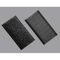 Reclosable Fastener Shapes, Rubber Adhesive, 2 in, 1 in W, Black, 100 PK