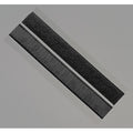 Reclosable Fastener Shapes, Rubber Adhesive, 6 in, 1 in W, Black, 50 PK