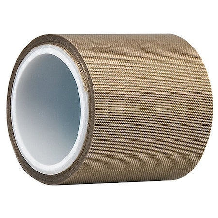 PTFE Glass Cloth Tape, 6 in x 5 yd, 3mil