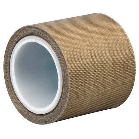 PTFE Glass Cloth Tape, 2 in x 5 yd, 6mil