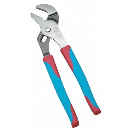 9 1/2 in Code Blue Straight Jaw Tongue and Groove Plier, Serrated