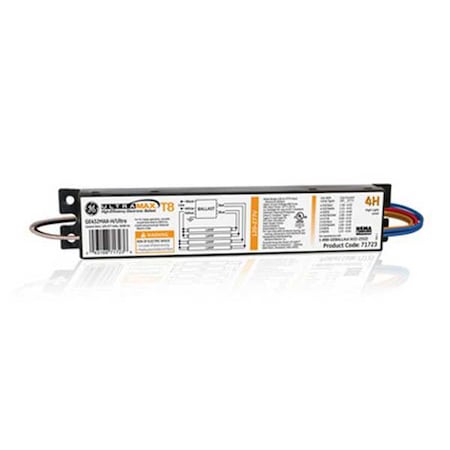 GE LIGHTING 101 to 108 Watts, 2 Lamps, Electronic Ballast