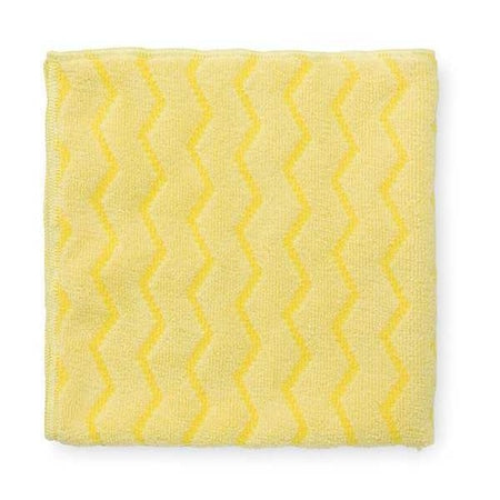 Hygen(TM) Microfiber Microfiber Cloth, Yellow, PK12