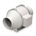 Plastic 9"D, 5.6"H, 5.6"W Inline Duct Fan