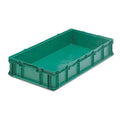 Solid & Stackable Straight Wall Storage Container, 26.2 gal, 48 in L x 22-1/2 in W x 7-1/4 in H
