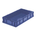 Solid & Stackable Straight Wall Storage Container, 26.2 gal, 48 in L x 22-1/2 in W x 7-1/4 in H