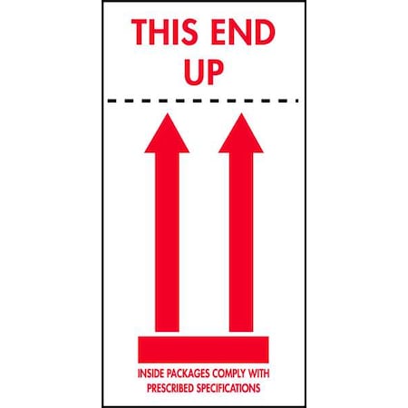 Shipping Labels, 4 In. W, 8 In. H, PK500