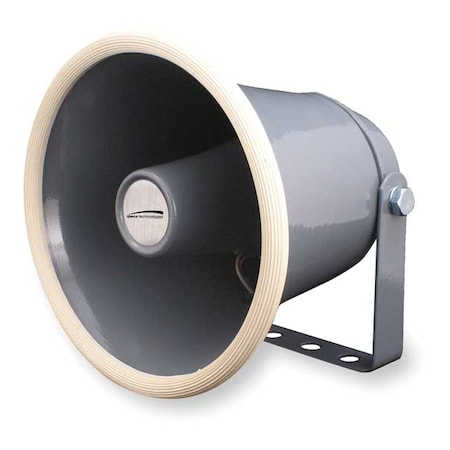 PA Horn, Weatherproof, Gray, 10 W
