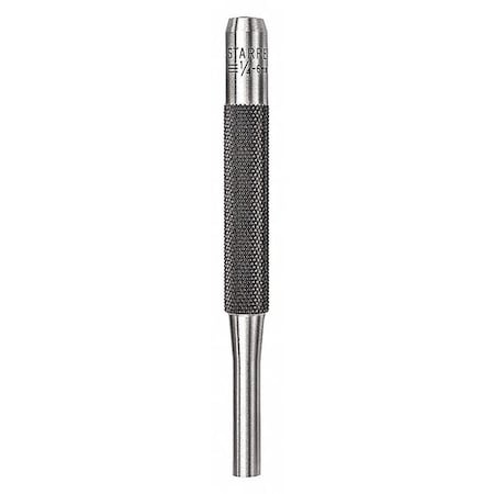 Drive Pin Punch, 4" L, 1/4" Tip Size