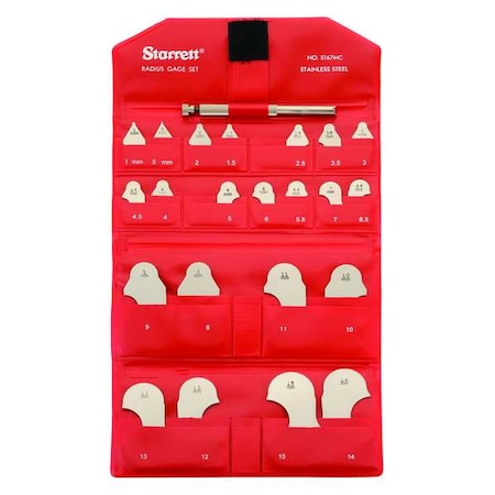Radius Gauge Set Accuracy +/- .002"