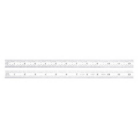 Ruler, Full Flexible Steel, 18" L x 3/4" W