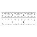 Ruler, 3 in, 9/16 in, Steel