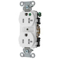 Straight Blade Receptacle, 5-20R, 20 A, 125V AC, 2 Pole, 3 Wire, Flush Mount, Grounded