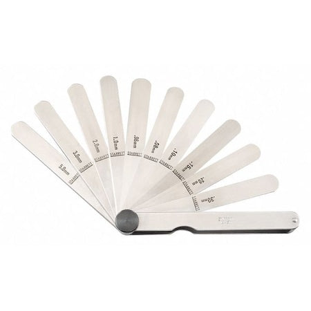 Feeler Gauge Set, Dimension Type Metric