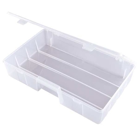 Storage Box with 1 compartments, Plastic, 3 3/16 in H x 8-7/8 in W