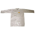 Disposable Lab Coat, Snaps Closure, White, 3XL, 30 PK