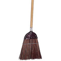 12 in Sweep Face Corn Broom Head, Stiff, Natural, Brown