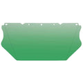 Face Shield Visor, Green Visor, Polycarbonate, Anti-Fog, Scratch-Resistant Lens, Green