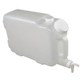 Carboy, 9.46 L Capacity - mL, 2.5 gal Capacity - oz, Screw On/Spigot Closure, HDPE, Clear, 10 in H