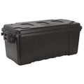 Utility Storage Trunk W/ Lid, 17 gal, 14-1/4 in L x 30 in W x 12-3/4 in H, Black, Polypropylene
