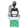 Selector Switch,3 Pos.,Keyed,22mm