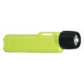 Safety Yellow LED Handheld Flashlight, Alkaline AA, 120lm