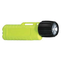 Safety Yellow LED Handheld Flashlight, Alkaline AA, 110lm