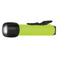 Safety Yellow LED Handheld Flashlight, Alkaline C, 125lm