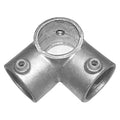 Structural Pipe Fitting, Side Outlet Tee, Cast Iron, 2 in Pipe Size, 50000 lb Tensile Strength