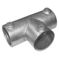 Structural Pipe Fitting, Tee, Cast Iron, 2 in Pipe Size, 50000 lb Tensile Strength