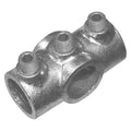 Structural Pipe Fitting, Cross, Cast Iron, 2 in Pipe Size, 50000 lb Tensile Strength
