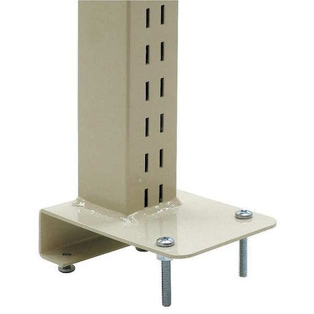 Upright Post,Steel,500 lb.,Black,PK3