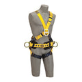 Delta(TM) Full Body Harness, 2XL, 420 lb., Back, Front, Side D-Ring
