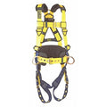 Delta(TM) Full Body Harness, S, 420 lb., Mating Chest/ Tongue Leg Straps, Back, Side D-Ring