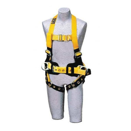 Delta(TM) Full Body Harness, XL, 420 lb., Mating Chest/ Tongue Leg Straps, Back, Front, Side D-Ring