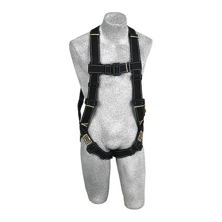 Delta(TM) Arc Flash Full Body Harness, XL, 310 lb., Mating Chest/ Mating Leg Straps, Back D-Ring