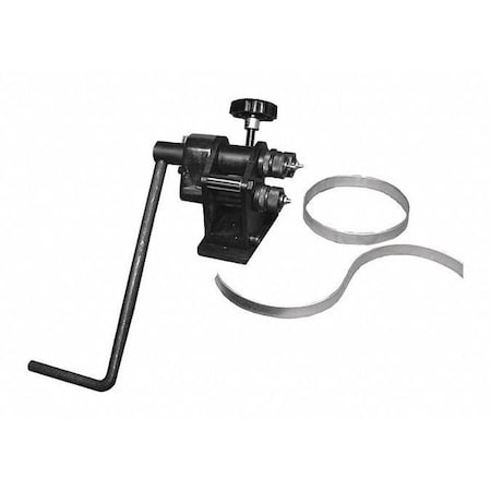 Metal Ring Roller, 2 in Bending Length, 3 Rolls