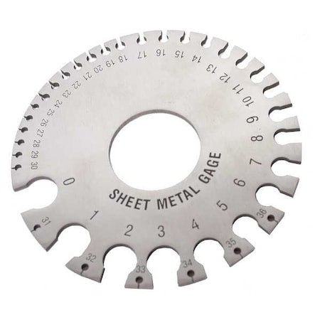 Sheet Metal Thick Gauge, Out Dia 3-1/4"