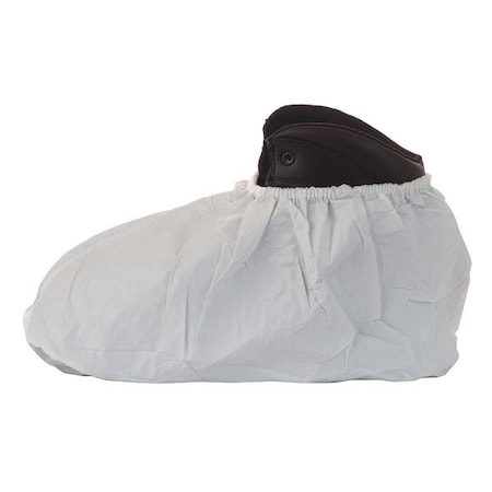 Disposable Shoe Covers, Non-Woven Laminate, White, Slip Resistant Sole: Yes , XL