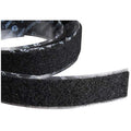 Reclosable Fastener, Rubber Adhesive, 75 ft, 2 in W, Black