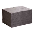 Sorbent Pad, 22 gal, 15 in x 20 in, Universal, Gray, Polypropylene, 100PK