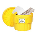 Spill Kit, 16 gal Volume Absorbed per Kit, 20 gal Capacity, Drum, Yellow, 71
