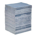 Sorbent Pad, 34 gal, 15 in x 19 in, Universal, Blue, 100 PK