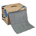 Sorbent Roll, 7 gal, 15 in x 60 ft, Universal, Gray, Polypropylene